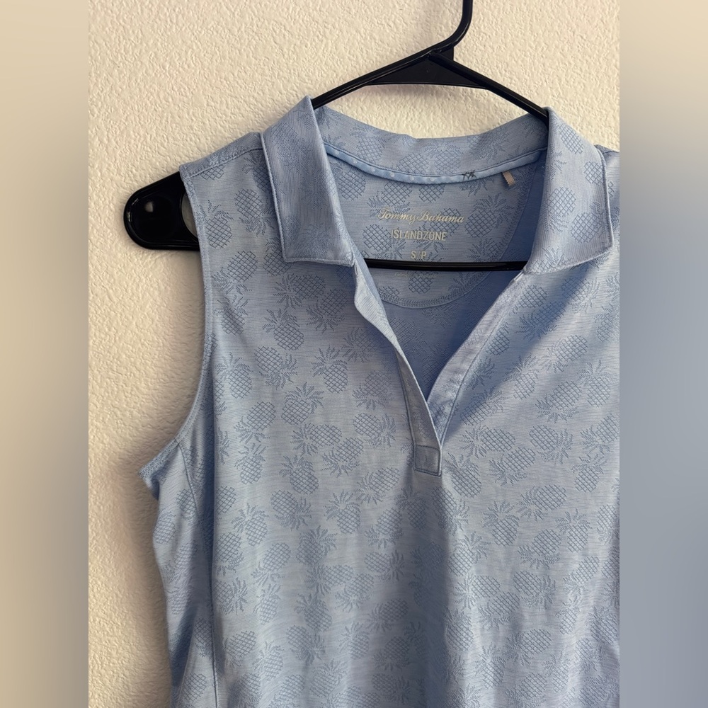 Tommy bahama palm coast pineapple island zone sleeveless top - Picture 2 of 6